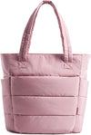 BAGSMART Tote Bag for Women, Lightweight Puffy Tote Bag with Compartments Shoulder Bag Handbag for Travel, Work, Gym,