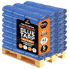 Multipurpose Protective Cover Blue Poly Tarp 40' x 60' (42 Count)