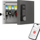 WeHere 16 Key Lock Box Wall Mount, APP Bluetooth/OTP/Wi-Fi/Fixed Code/Key Unlock, Smart Key Cabinet with Key Tag, Key Organizer Holder Box, Key Management Directory for Office, Valet, Realtor, Hotel