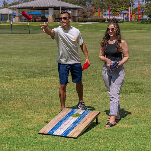 3 x 2 ft Barnwood Design Cornhole Game Set