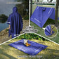 Hooded Rain Poncho for Adults