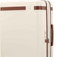 Virtuosa Hardside 21 Inch Carry On Luggage - Airline Approved with 360° Spinner Wheels, RightHeight™ Adjustable Handle - Zippered WetPak™ - TSA Lock - Expandable Light Polycarbonate Shell - Off White