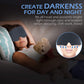 Mavogel Sleep Mask, Modal Material Eye Mask for Sleeping, Ultra Soft Skin Friendly Full Eye Covers for Women Men, Light Blocking Sleeping Mask for Travel Yoga Nap, Fully Adjustable Strap, Dark Grey