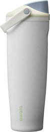 Owala FreeSip Sway Insulated Stainless Steel Water Bottle with Two-Way Spout, Built-In Straw and Bucket Handle, Made for Travel, School, and Sports, 30oz, BPA Free, Leak Proof, Iced Breeze