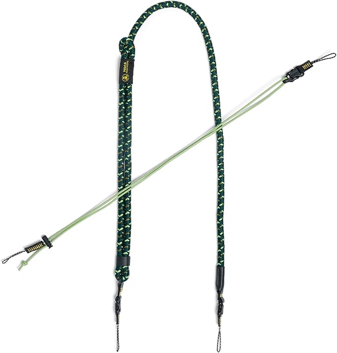 Nocs Provisions NocLoc Approach Neck Strap for Binocular/Camera Carry Accessory for Active Hiking & Sightseeing - Backwoods Green