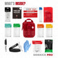 My Medic Sidekick Pro - Camping Hiking and Backpacking First Aid Kit - 70 Items with Tourniquet - HSA and FSA Eligible - Small Ifak Great for Travel or Motorcycle - Portable Emergency Kit – Red