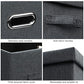 Medium 15" 21 Quart Collapsible Stackable Storage Bins with Lids (5 Count)