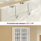 Over The Door Shoe Organizer, 14 Large Mesh Pockets Hanging Shoe Rack for Closet Organizers and Storage, Gray, 2-pack (gray)