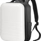 SOKOK Carry On Travel Backpack Waterproof Business Backpack with Laptop Compartment, Hardshell Computer Backpack for Men and Women, White
