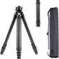 Falcam TreeRoot 61" F38 Pro Quick Lock Travel Tripod,with 360 Degree Damping Ball Head Load Capacity 5kg/11lbs,Carbon Fiber Tripod with F22 Interfaces, 1/4" Screw,Carry Strap Holes for Cameras