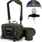 Goture Waterproof Fishing Waist Pack,IPX8 840D TPU Large Tackle Bags with Rod Holder,Airtight Zipper,Detachable Water Bottle Holder, 10L Fly Fishing Bag with Adjustable Strap, Wader Bag Included