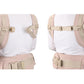 Bebamour Baby Carrier with Hip Seat,All-Position Breathable Mesh Hip Seat & Carrier 0-36Months with Head Hood, 3 PCS Teething Pads, Waist Extender,Storage Bag & Pacifier Case (Pink)