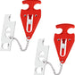 Portable Door Lock for Hotel Home Apartment, Door Blocker Security No Drill Door Lock for Privacy and Safety Portable Safety Locks for Kid Women -2 Pack