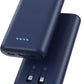 Portable Charger Power Bank 40,800mAh 25W Fast Charging USB C Portable Charger with 2 Built in Cables,5 Outputs & QC 4.0 Quick Phone Charging Battery Pack Compatible with iPhone 16/15/Android (Blue)