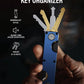 Key Organizer Key Holder Compact Key Case Minimalist Metal Key Chain Key Holder for Keychain Secures 8-10 Keys EDC