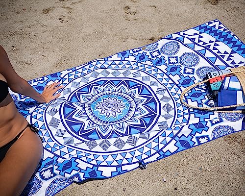 Microfiber Beach Towel for Adults with Bag