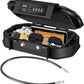 Waterproof Lock Box, Portable 4-Digit Combination Safe Boxes with Removable Cable, Anti-Theft Small Security Lockbox, Resettable Code Cash Case, Outdoor Key Hider for Travel, Gym, Hotel, Dorm, Beach
