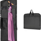 Univivi 60 '' Foldable Extra Long Dress Garment Bag, Premium Breathable & Tear-resistant Hanging Dress Cover for Travel and Closet Storage with Mesh Shoe Pocket and 2 Carry Handles
