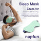 napfun Neck Pillow for Traveling, Upgraded Travel Neck Pillow for Airplane 100% Pure Memory Foam Travel Pillow for Flight Headrest Sleep, Portable Plane Accessories, Striped Turquoise Set