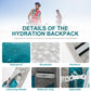 INOXTO Hydration Pack Backpack ，Water Backpack with 2L Leakproof Water Bladder, Running Hydration Vest for Man, Daypack for Cycling Motocross Climbing Trail Running