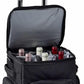 Wine Enthusiast 6 Bottle Insulated Wine Bag with Rolling Cart - Waterproof Oxford Cloth Wine Travel Tote with Shoulder Strap, USB Port, Pockets - Folding Trolley for Wine Transport - Fridge Bag