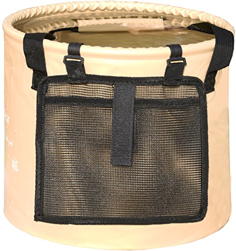 Collapsible Bucket with Mesh Tool Pocket