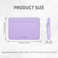 RAINYEAR Laptop Sleeve Case 13.3 Inch, Protective Portable Case with Front Pocket, Briefcase Handbag Laptop Bag Compatible with MacBook Air/Pro 13-13.3 inch, MacBook Pro 14 inch, Purple