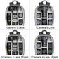 Cwatcun Camera Backpack Professional Camera Bag for Sony Canon Nikon SLR DSLR Mirrorless Camera and Lens Waterproof Camera Case with 14" Laptop Compartment, Tripod Strap Accessories (Ⅱ Small Grey)
