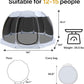 Alvantor Pop Up Screen House Gazebo with Mosquito Netting, Instant UV Resistant Sun Shelter for Patio & Backyard, Portable Canopy Tent for 2-10 Person