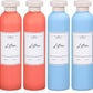 Travel Shampoo Bottle, Empty Plastic Squeeze Bottles 8.8oz with Flip Cap, Lotion Container for Toiletries Travel Size Shampoo and Conditioner