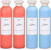 Travel Shampoo Bottle, Empty Plastic Squeeze Bottles 8.8oz with Flip Cap, Lotion Container for Toiletries Travel Size Shampoo and Conditioner