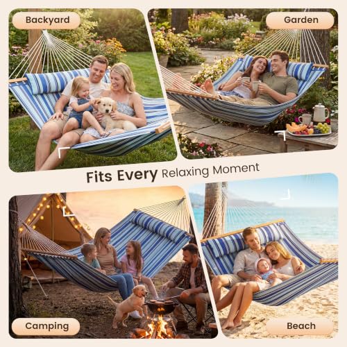 2Person Quilted Hammock with SpreaderBar