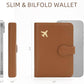 ZOPPEN Rfid Passport Holder for Travel, Passport Cover Wallet Case Travel Essentials Document Organizer, Card Holder Travel Wallet Womens Men, Brown
