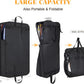 Univivi Garment Bags for Hanging Clothes, 50" Heavy Duty Suit Bags, Extra Capacity Clothes Bags for Moving, Suit Cover with Handles and Buckle Straps for Suit, Coat, Jacket
