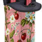 Neoprene Wine Tote, Bottle Carrier Gag Insulating Neoprene Thicker, Insulated Wine Bag for Travel Holds Two Bottles, Bottle Carrier Bags Protect the Bottles, Flower Cherry