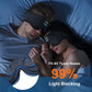 Bluetooth Sleep Mask Wireless Headphones 3D Bluetooth Eye Mask for Side Sleepers SYPVRY Blackout Eye Mask with Headphones Speaker for Airplane,Travel, Black