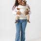 Mabē Monarch Ergonomic Baby Carrier – Premium Cotton Soft Structured Newborn to Toddler Carrier with Hip-Healthy Design, 3 Carry Positions (7-35lbs), Lightweight & Breathable, (Ivory)