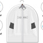 Plastic Garment Bags Clothing Storage Bags Hanging for Closet Storage Cloth Bags with Zipper for Suit,Dress, Coat Travel Closet Clear Garment Bags Dust Garment Cover-24"X31"/6 Pack
