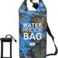 Waterproof Dry Bag 2L/5L/10L/15L/20L/30L, Roll Top Sack Keeps Gear Dry for Kayaking, Rafting, Boating, Swimming, Camping, Hiking, Beach, Fishing with Free Waterproof Phone Case