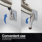 One-Touch Doorstop Adhesive Bracket (White, 4inch x 1pack)