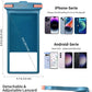 wellhouse Waterproof Phone Pouch, Waterproof Phone Case for iPhone 16 15 14 13 12 Pro Max XS Samsung, IPX8 3D Cellphone Dry Bag Beach Essentials (1 Pack - Blue8.0, 8 inch)