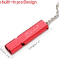 Emergency Whistles Lifeguard Safety Whistle with Lanyard and Keychain for Outdoor Camping Hiking Boating Backpacking Fishing Kayak Kids Rescue Signaling Loud Survival Whistle