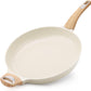 SENSARTE Ceramic Nonstick Frying Pan Skillet 12.5Inch Non Stick Pan with Ergonomic Handle, Non-toxic Healthy Large Cooking Chef's Pan, Free of Intentionally Added PFOA/PFAS/PTFE, Induction Compatible