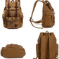 AUGUR High Capacity Canvas Vintage Backpack - for School Travel 12-15" Laptop Backapcks for Men Casual Daypacks Rucksack (M-Khaki)