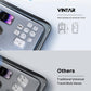 VINTAR Universal Travel Adapter Kit, International Power Adapter with 4 AC and 3 USB Ports(2 USB C), Type A,B,C,D,E/F,G,I,M Detachable Attachments, Travel Adapter Worldwide for India/Africa/Europe/UK