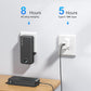 Portable Charger with Wall Plug, 20000mAh USB C Power Bank Fast Charging, External Battery Pack with Built in Cables, Digital Display, 5 Output 2 Input for iPhone Android Cell Phone Tablet