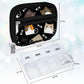Serfeymi Weekly Travel Pill Organizer Pill Case for Purse with Removable 7 Day Pill Box, Fashionable Travel Medicine Organizer Pill Container for Medicine, Vitamin, Supplement - Black 03