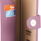 ZOPPEN Passport Holder Women, Passport Cover Travel Wallet Rfid Blocking Passport Wallet Cover Case Travel Essentials Document Organizer, Elegant Purple