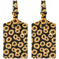 2 Pack Luggage Tags for Suitcases Airplane Travel Essentials (2 Count)