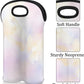 Wine Carrier Tote Personalized Bag for 2 Bottles - Neoprene Wine Bottle Holder with Carry Handle, Wine Protective Bag Insulated Bag Beer Cans Water Bottle Holder for Travel Picnic,Style6